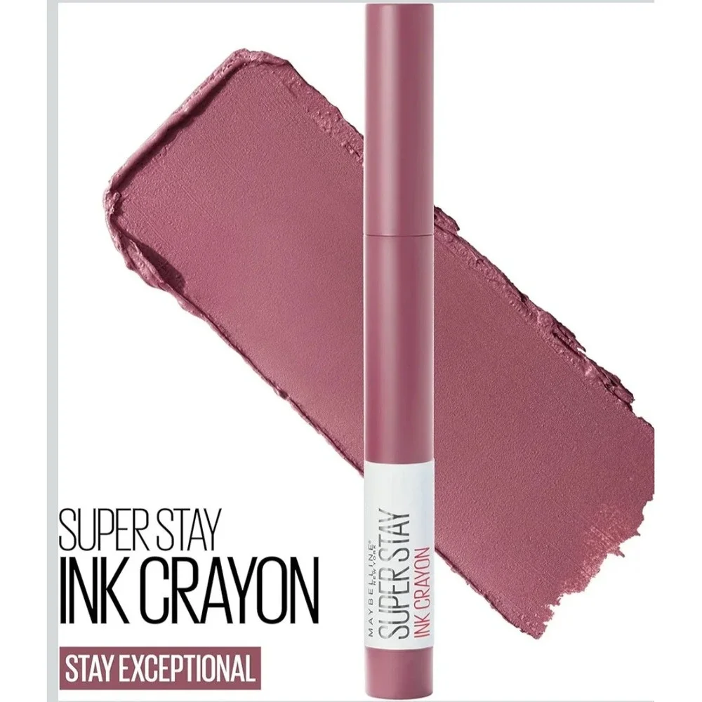 Maybelline Super Stay Ink Crayon 25 stay exceptiona Long Lasting Matte Lip Color